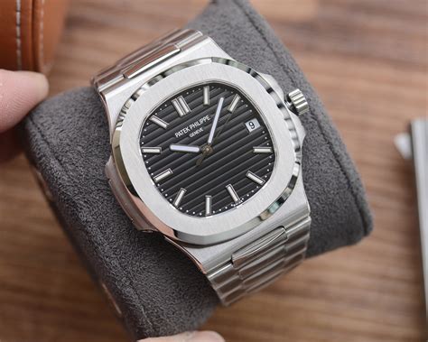 patek philippe stainless steel nautilus black dial 40mm|Patek Philippe Nautilus price philippines.